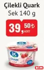 SEK ÇİLEKLİ QUARK 140 G fiyat ve kampanya bilgisi